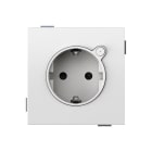 SIMON - Base de enchufe Schuko LOLA 16A 250 V~ con sistema de embornamiento a tornillo blanco mate Simon 360