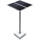 SUNFER - 18H1-C Soporte inclinado con poste, horizontal. h=3m