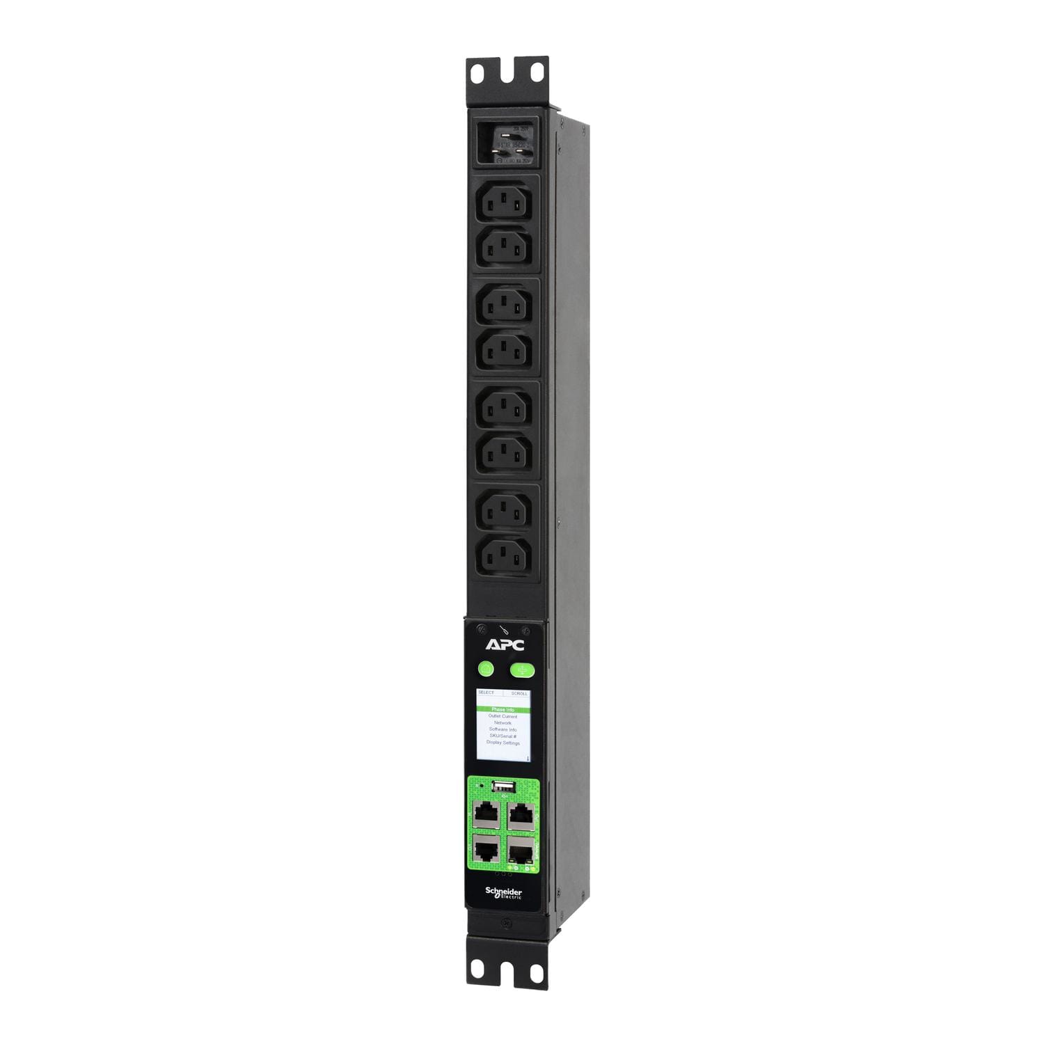 APC by Schneider Electric - PDU EASY CON MEDIDOR 1U 16A 230V 8C13