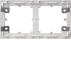 HAGER - Caja superficie 2 mecanismos lumina, color  blanco polar (RAL 9016)