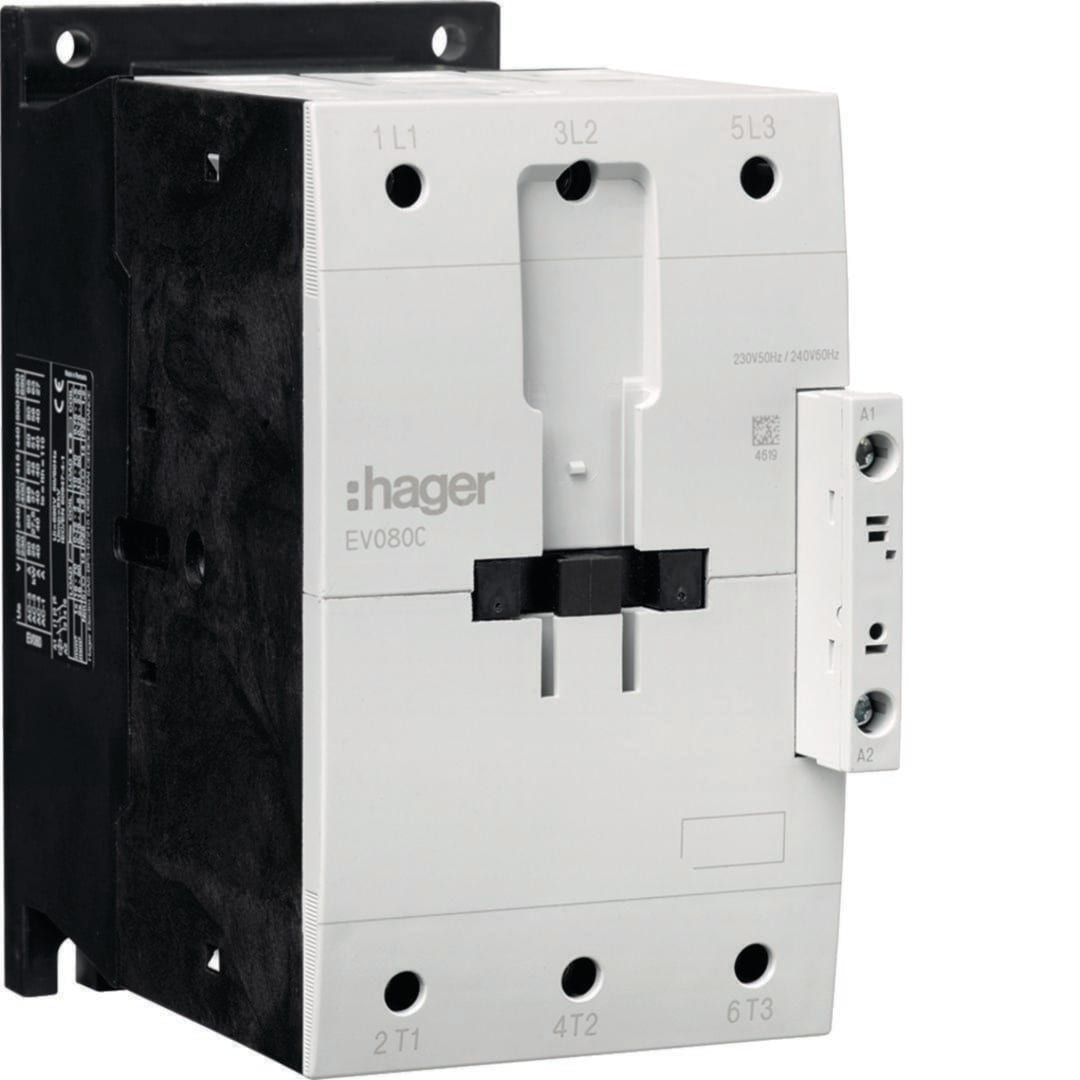 HAGER - Contactor 3P 80A AC3 230VAC