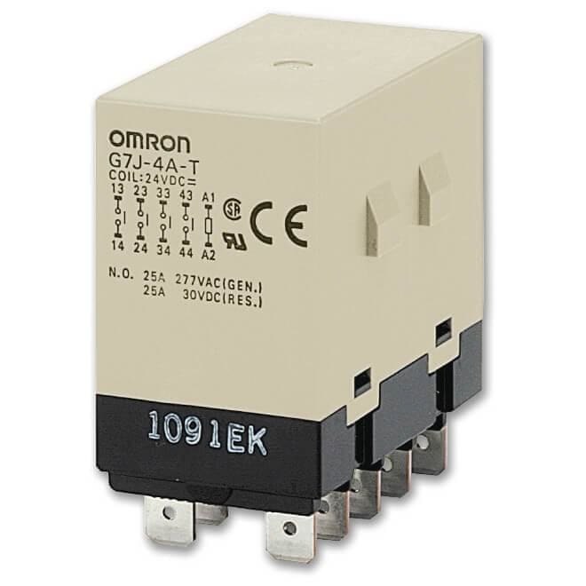 OMRON - G7J-3A1B-B 200/240VAC  RELÉ 3NA+1NC 25A G7J-3A1B-B 200/240V AC