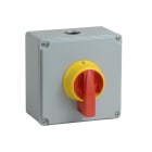 GAVE - INTERRUPTOR 4P 32A C1 BLOQUEO POR CANDADO CON MANDO IP69K EN CAJA DE ALUMINIO