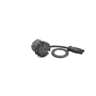 LEGRAND - Incara Disq60 - 2P+T para empotrar, 60mm. Cable 0,5m Wieland . Negro