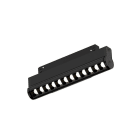 JISO - Luminaria de carril Aludot 12 Magnetic 48V LED SMD 12W CCT (2700-3000-4000)K on-off 48V color negro
