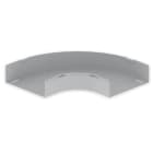UNEX - Curva plana 90° de 100x300 mm Unex en U48X sin halógenos