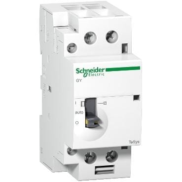 Schneider Electric - Contactor modular de doble tarifa, TeSys GY, AC-7a, 40A, 2NO, bobina de 220 a 240VAC 50Hz