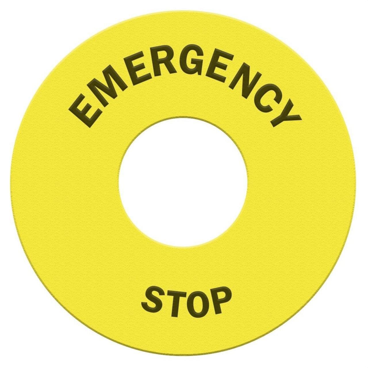 SOLERA - Etiqueta para paro de emergencia