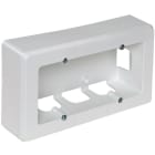 SOLERA - Zócalo superficie con 2 elementos 165x96x43mm blanco