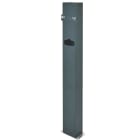 LEGRAND - Pie metálico Green'UP HOME para 1 o 2 tomas, IP55, IK10, exterior