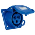SOLERA - Base trascuadro inclinada 2P+TT 16A 230V IP44