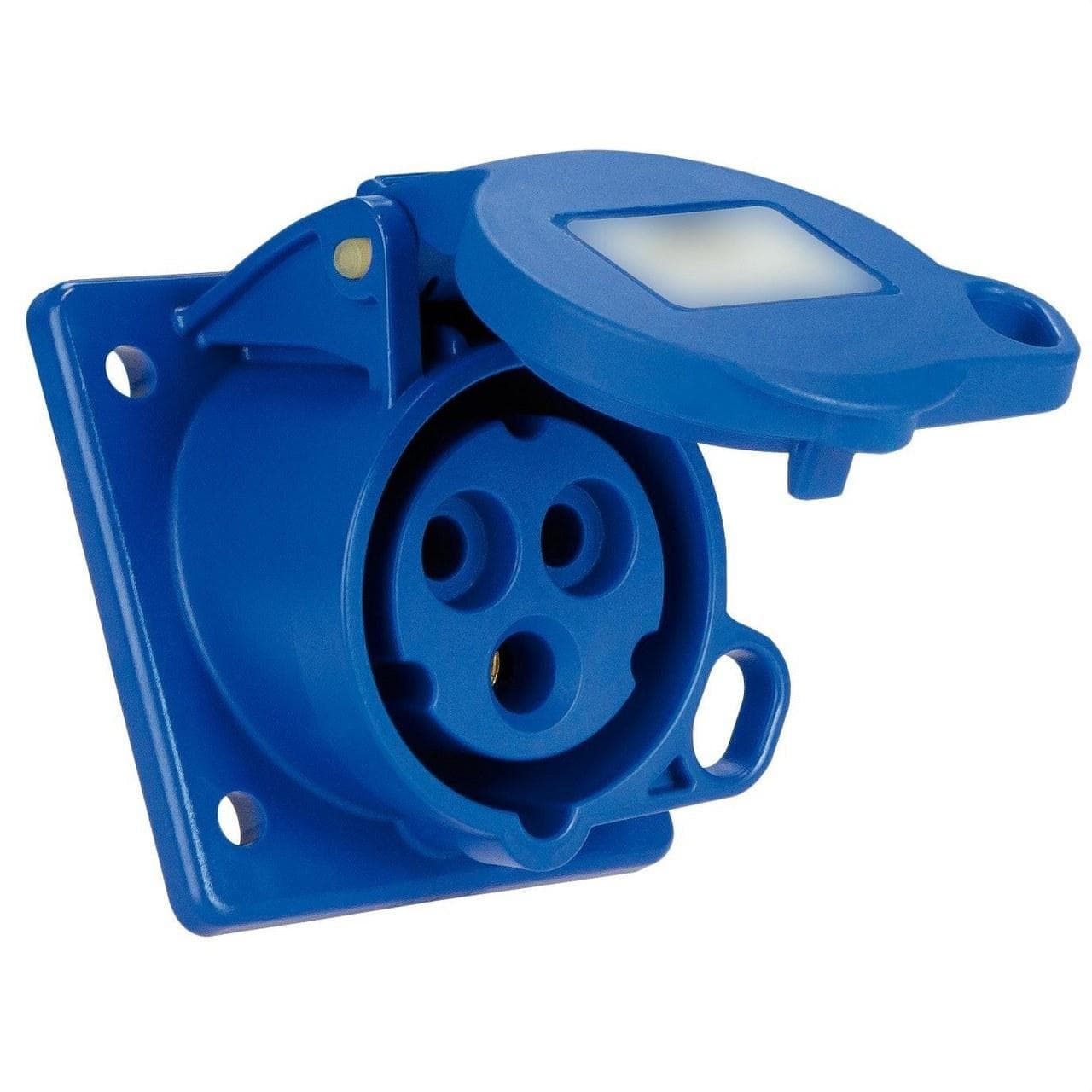 SOLERA - Base trascuadro inclinada 2P+TT 32A 230V IP44