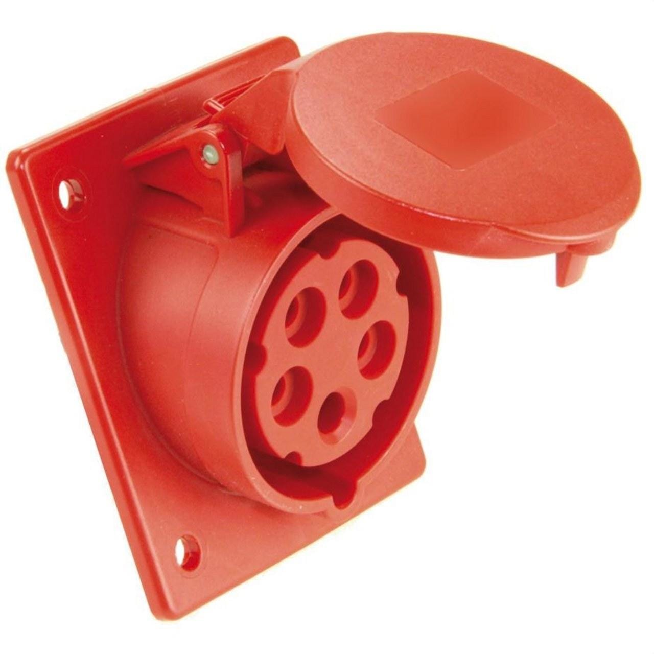 SOLERA - Base trascuadro inclinada 3P+N+TT 16A 400V IP44