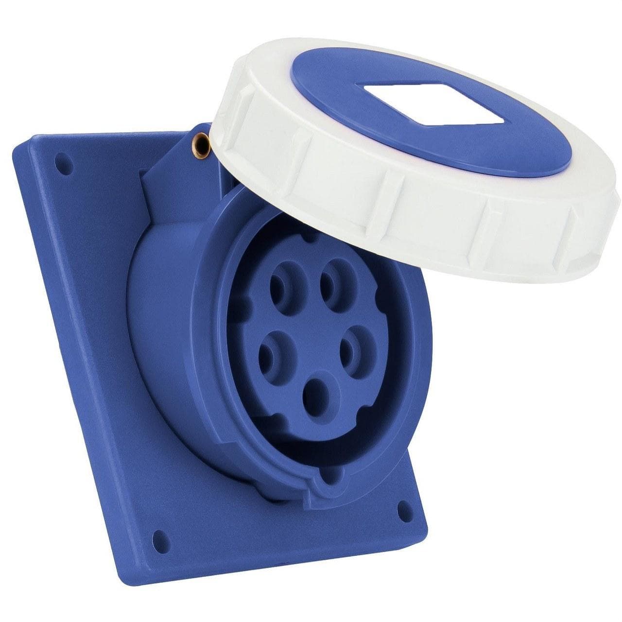 SOLERA - Base trascuadro inclinada 2P+TT 32A 230V IP67