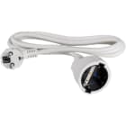 SOLERA - Prolongador bipolar HO5VV-F 3G1,5 blanco con obturador 4m