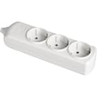 SOLERA - Base 3 tomas bipolar 16A 250V blanco con obturador