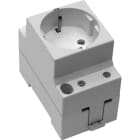 SOLERA - Base TT lateral 16A 250V para carril metálico