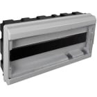 SOLERA - Caja distribución 348x188x55mm 18 elementos tapa gris