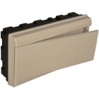 SOLERA - Caja distribución 348x188x55mm 18 elementos marfil
