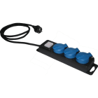 SOLERA - Base múltiple con 3 tomas IP44 cable H05RR-F 1,5m