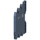 SIEMENS - Acoplador de salida con relé integrado, 24V AC/DC, 1 contacto conmutado, bornes de tornillo, anchura 6,2mm, corriente térmica 6A