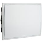 SOLERA - Caja de distribución de empotrar de 40 elementos 400x320x72mm marco y puerta blancos