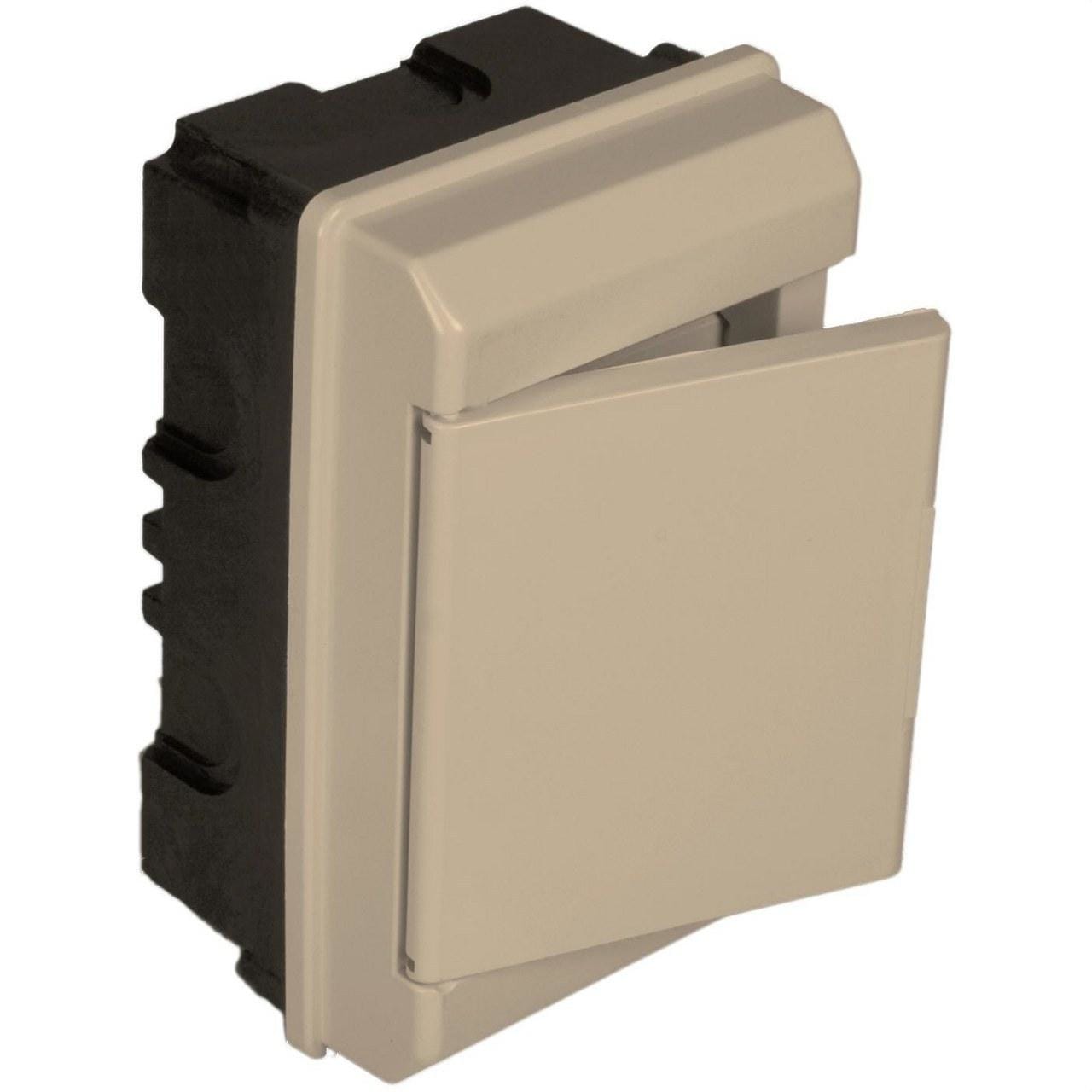 SOLERA - Caja ICP empotrar 115x188x55mm 1-4 elementos marfil