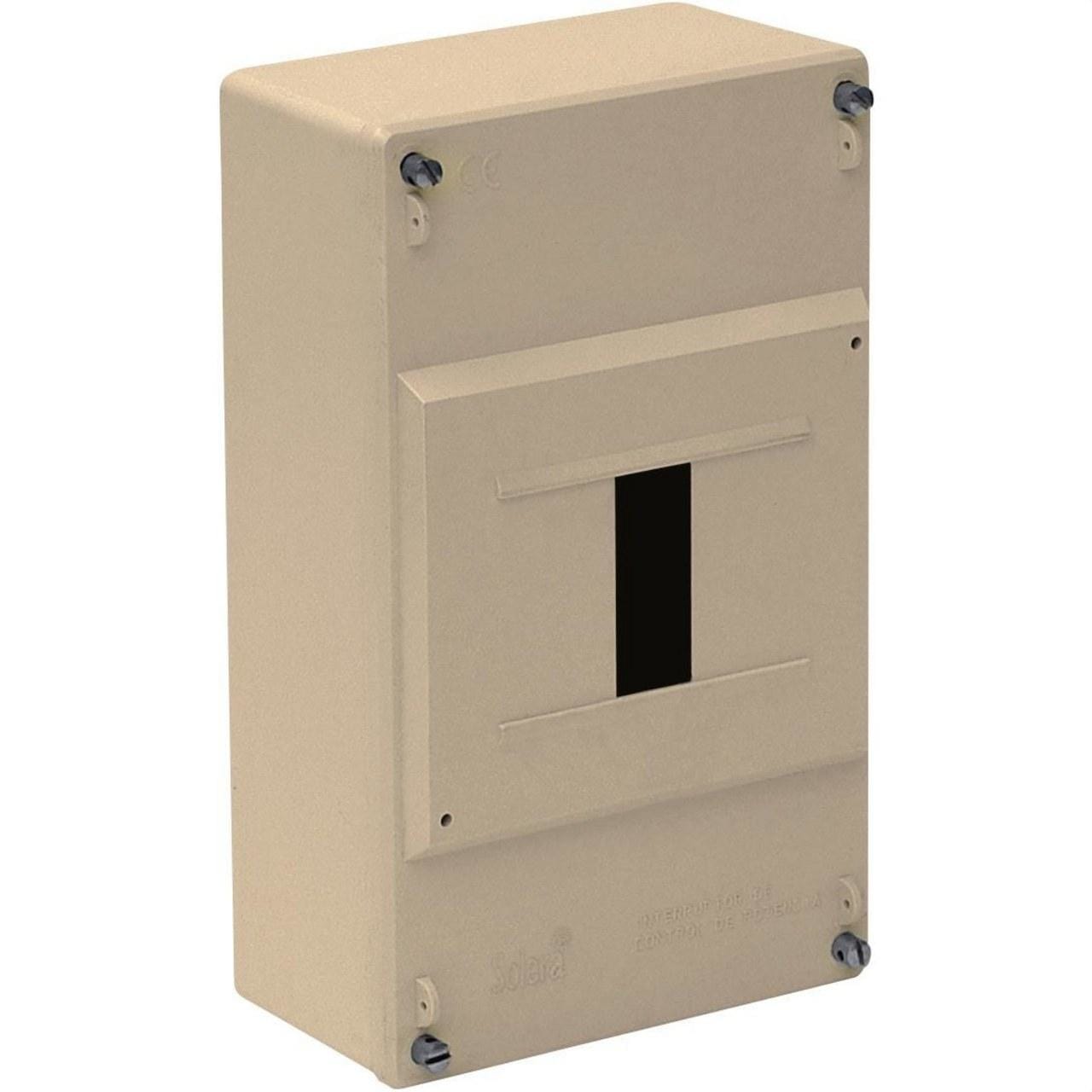 SOLERA - Caja distribución superficie 4 elementos 40A 115x188x55mm blanco