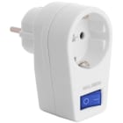 SOLERA - Clavija adaptador bipolar TT lateral 16A interruptor luminoso