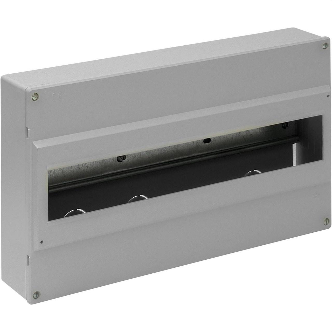 SOLERA - Caja para distribucion hasta 18 elemento gris