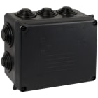 SOLERA - Caja estanca 160x135x70 10 conos PG21/29 negro