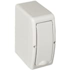 SOLERA - Caja de distribución de superficie de 2 elementos 60x129x62mm color blanco
