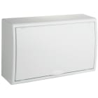 SOLERA - Caja de distribución de superficie de 12 elementos + 4 precintables 407x247x104mm color blanco