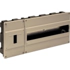 SOLERA - Caja distribución empotrar 16 elementos+4 precintables 420x188x55mm tapa marfil