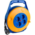 SOLERA - Enrollacables 4 tomas bipolar H05VV-F 3G1mm² 10m