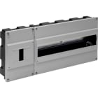 SOLERA - Caja distribución empotrar 16 elementos+4 precintables 420x188x55mm tapa gris