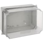 SOLERA - Caja estanca ciega 220x170x140 gris tapa fumé