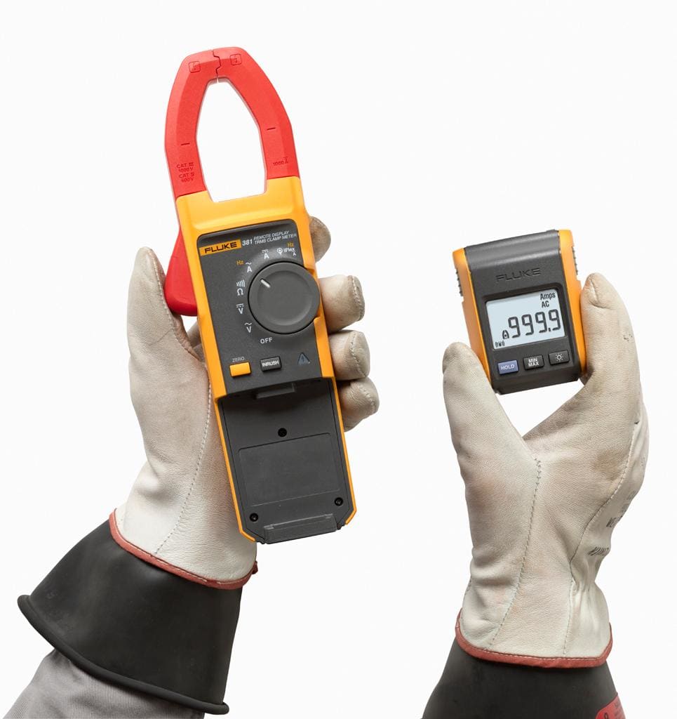 FLUKE - Pinza amperimétrica FLUKE-381 1000A TRMS pantalla extraíble con sonda IFLEX