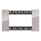 BTICINO - Placa embellecedora Living Now de color Aura - 4mod