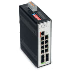 WAGO - Switch industrial gestionable;8 puertos 1000Base-T;4-Slot 1000Base-SX/LX;negro metalizado