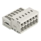 WAGO - Conector macho, 1 conductor;CAGE CLAMP®;1,5 mm²;gris claro