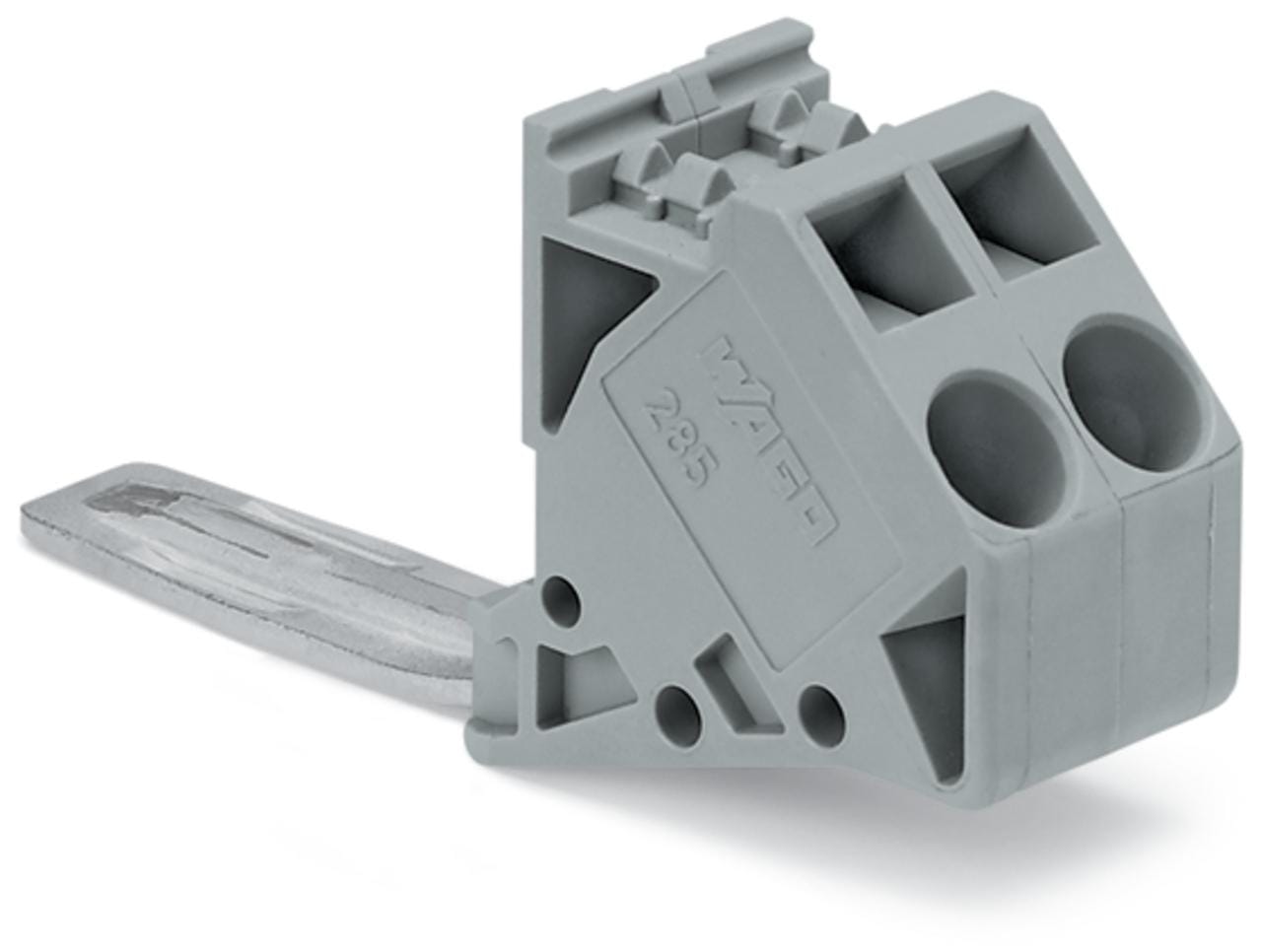 WAGO - Derivación del potencial;para bornas para corrientes elevadas de 50 mm²;Ancho del módulo 16 mm;gris