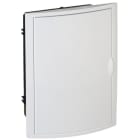 SOLERA - Caja de distribución de empotrar de 20 elementos + 4 precintables 320x420x75mm con marco y puerta blancos
