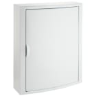 SOLERA - Caja de distribución de superficie de 20 elementos + 4 precintables 362x438x104mm color blanco