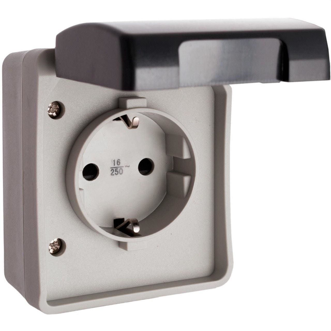 SOLERA - Base enchufe 2P+TT lateral 16A 250V certificada VDE