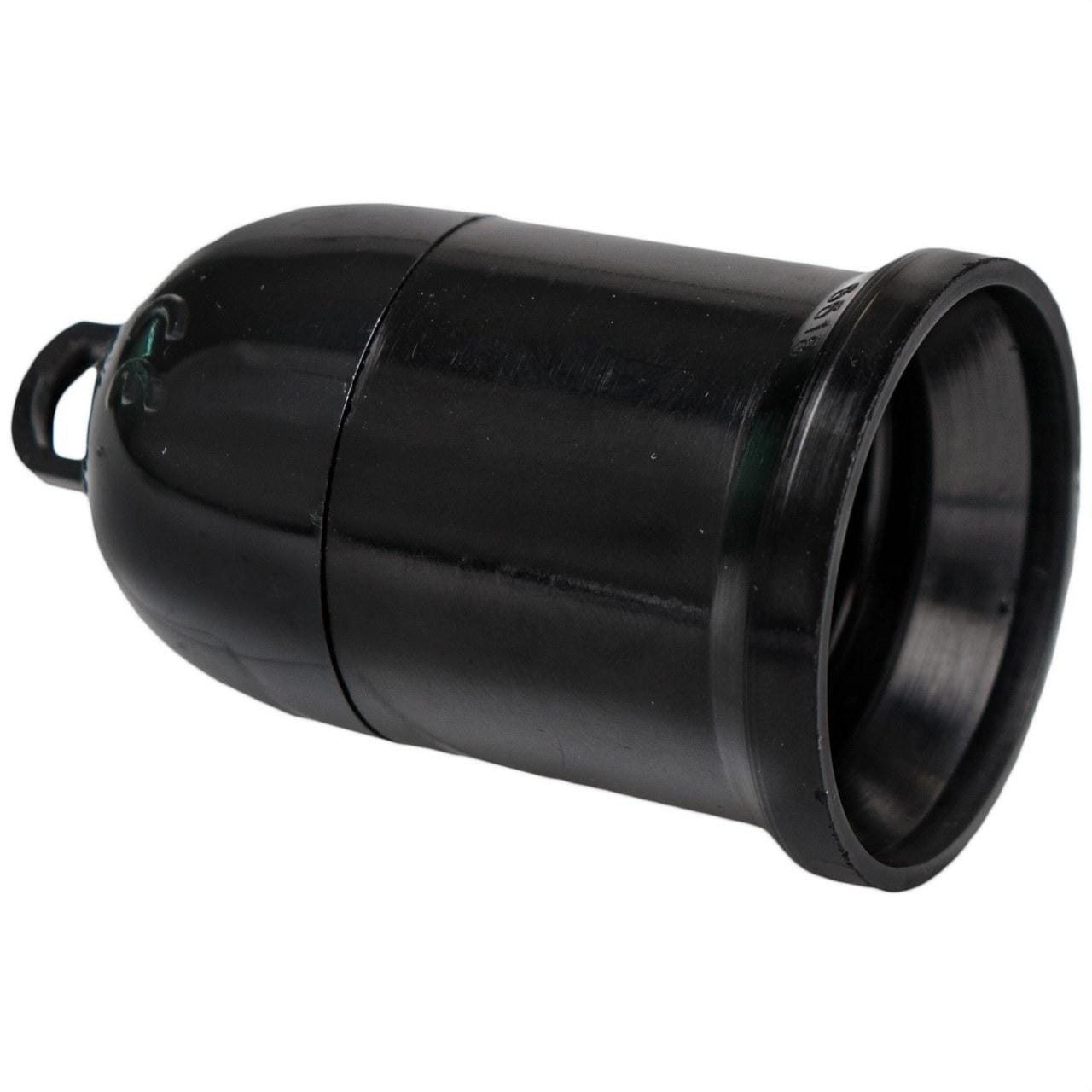 SOLERA - Portalámparas E-27 4A 250V negro