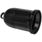 SOLERA - Portalámparas E-27 4A 250V negro