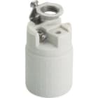SOLERA - Portalámparas 479A E-14 de porcelana 2A 250V con soporte metálico M10-100