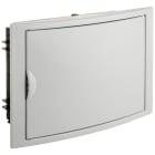 SOLERA - Caja de distribución de empotrar de 14 elementos 320x233x75mm marco y puerta blanco