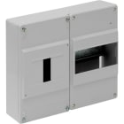 SOLERA - Caja distribución superficie 6 elementos+4 precintables 235x188x55mm gris